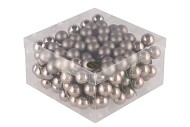 GLASS BALL TITAN GREY 25MM ON WIRE P/144