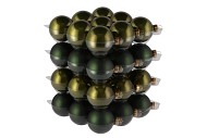 GLASS BALL PINE GREEN 57MM P/36