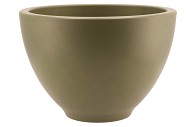 VINCI SHADED OLIVE DRAB BOWL SPHERE  31X21CM