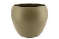 VINCI OLIVE DRAB FLOWERPOT 22X19CM