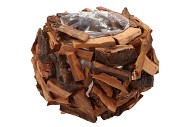 DRIFTWOOD POT NATUREL 25X16CM