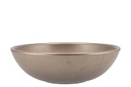 VINCI CHAMPAGNE SCHAAL LAAG BOL 25X8CM