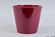 VINCI WINE RED POT CONTAINER 21X19CM