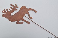 RENDIER RUSTY STEKER 18X15CM L39CM