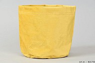 VELOURS PLANTBAG OKER 17X18CM