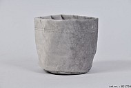 VELOURS PLANTBAG COFFEE 12X13CM