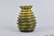 VASO DI FIORI VERT MOUSSE 13X16CM