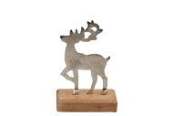 DECO RENDIER STAAND METAAL 10X5X15CM
