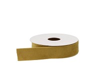 LINT VELVET GOUD GEEL (NR: 67) 25MM PER 5 METER