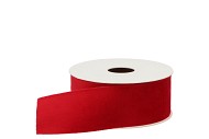 LINT VELVET ROOD (NR: 21) 40MM PER 5 METER