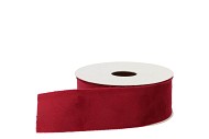 LINT VELVET BORDEAUX (NR: 25) 40MM PER 5 METER