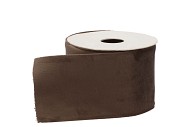 LINT VELVET DONKERBRUIN (NR: 75) 70MM PER 5 METER