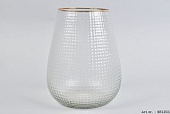 THEELICHTHOUDER GOUD 21X26CM
