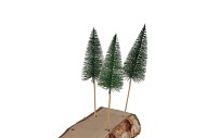 PICK WEIHNACHTSBAUM MIT SCHNEE 5X22CM PRO 24 STÜCK