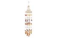 MARBLE GOLD BLUE ORNAMENT 15CM ASSORTED A PIECE