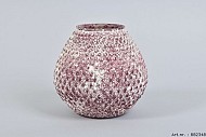 MARBLE RED GLAS THANE 17X16CM P/1