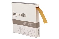 RIBBON SATIN 51 GOLD 100M X 25MM P/1