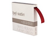 LINT SATIN (NR.21) BORDEAUX 25MM PER 100 METER