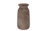 BALI INDONESIAN GREY VASE 16X30CM