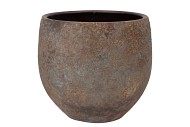 BALI INDONESIAN GREY POT 30X27CM