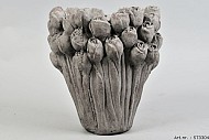 LA ROSE CONCRETE POT 23X25CM
