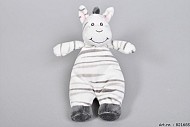 ZAZA-ZOO ZEBRA RAMMELAAR  KNUFFEL 23X11X7CM