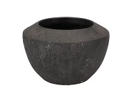 BALI BLACK COAL BOWL D20X13CM