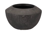 BALI BLACK COAL BOWL D25X16CM