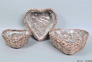 SEEGRAS KORB HERZ 38X22X11CM