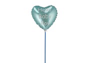 PICK BALLOON HELLO BABY BOY 18X11X55CM