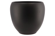 VINCI MAT NOIR POT DE FLEURS 31X29CM