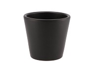 VINCI MAT ZWART POT CONTAINER 15X13CM