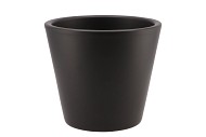 VINCI MAT ZWART POT CONTAINER 21X19CM