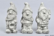 KABOUTER STEEN STAAND ASS P/1 14X32CM