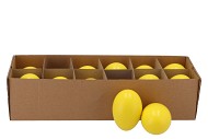EGGS GEESE GELB 6X8CM PER 12