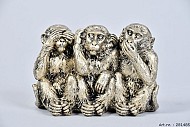 AAPJES HOREN/ZIEN/ZWIJGEN 11X6X8CM