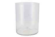 GLASS SILO CILINDER 20X25CM