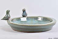VOGEL DRINK SCHAAL MOSS GREEN 30X5CM