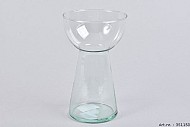 GLAS VAAS HYACINT 10X16CM