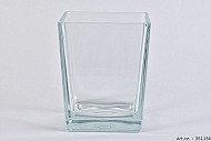 GLAS VASE ECKIG COLDCUT 14X17CM