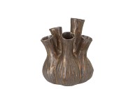 AGLIO BRONZE VASE 13X16CM