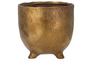 ST. TROPEZ GOLD POT 18X17CM