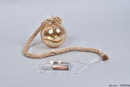 LED TOUW MESSING GOLD 10X10X60CM