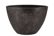 BALI BLACK COAL SCHAAL OVAAL 34X16X23CM