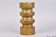 TSJITA GOLD VASE WAVE 14X28CM