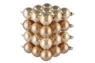 GLASS BALL COMBI CHAMPAGNE 57MM P/36