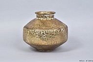 DHAKA GOUD VAAS 27X23CM