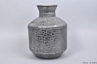 DHAKA ZILVER VAAS 27X35CM