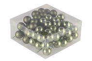 GLASS BALL GRANITE GREEN 30MM ON WIRE P/72