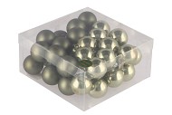 GLASS BALL GRANITE GREEN 40MM ON WIRE P/36